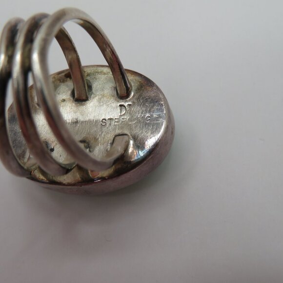 Desert Rose Trading Variscite Sterling Silver Ring Size 6 - Picture 7 of 14